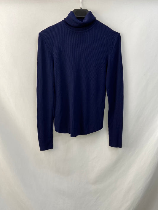 MarketZARA.Jersey punto azul canalé T.m