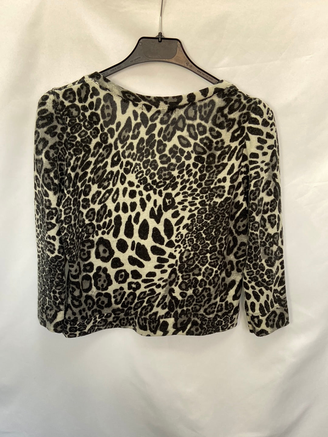 SHANA. Animal print short cardigan S.XL(m)