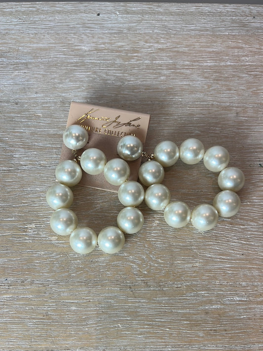 OTRAS. Pendientes perlas aro