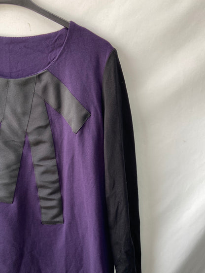 OTRAS. Camiseta bicolor lazo T.l