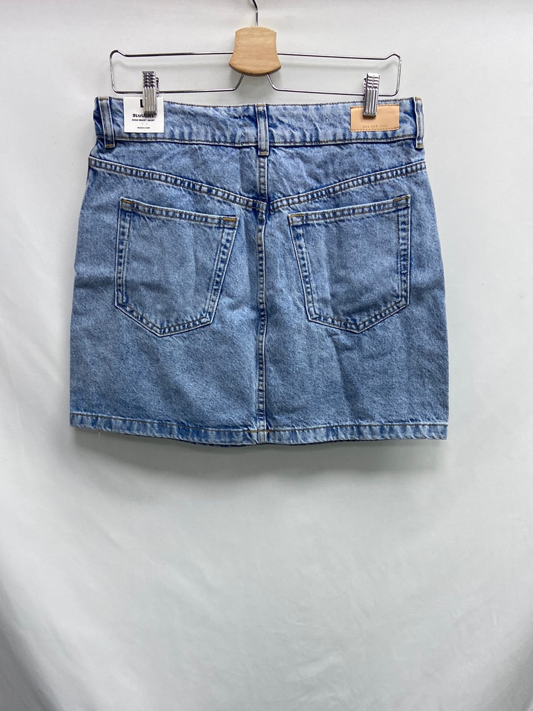 MANGO.Falda corta vaquera T.L