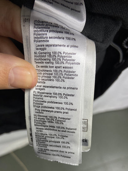 DECATHLON. Abrigo negro nieve T.s