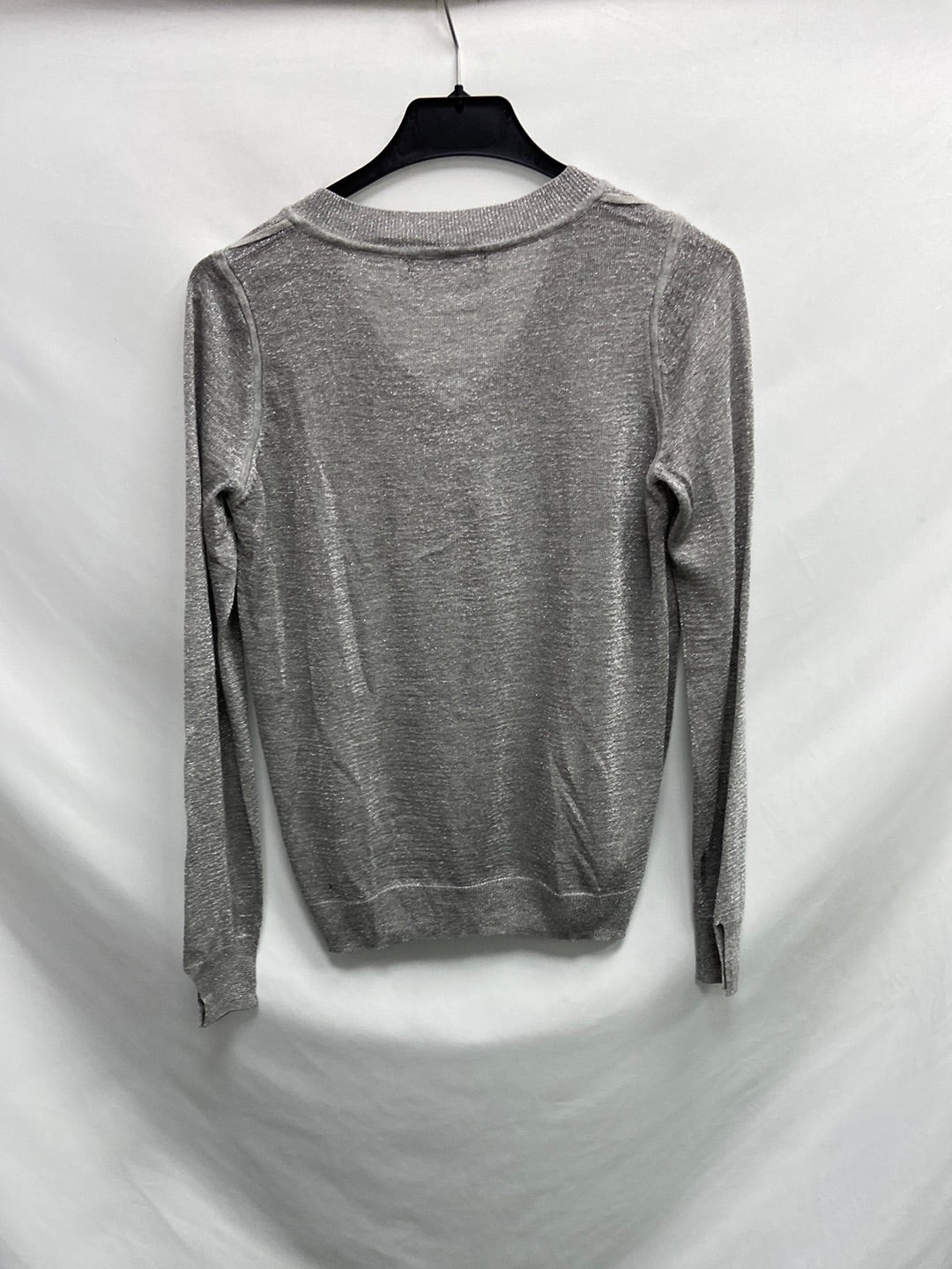 MANGO. Jersey plateado T.s