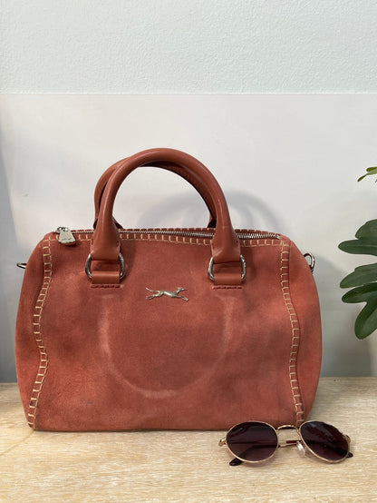 BIMBA Y LOLA.Bolso mediano piel rosa (Tara)