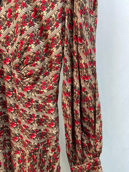 ANTIK BATIK. Long printed dress S.XS/36