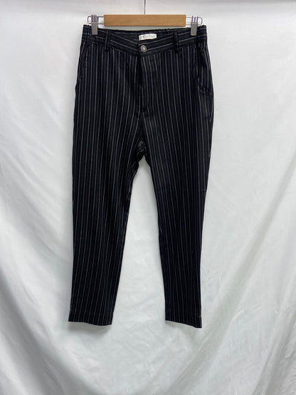 STRADIVARIUS. Black striped trousers TM