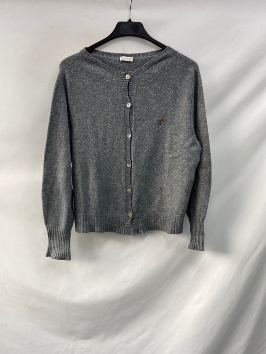 RITAVON. Grey Flower Cardigan Your (s)