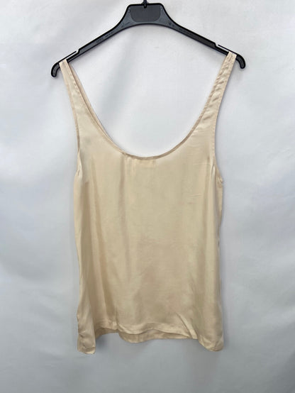 AMERICAN VINTAGE. Top 100% cupro beige T.s