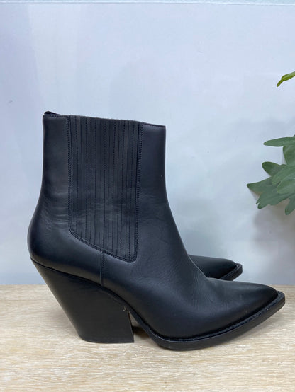IRO.Botines negros cowboy piel T.40(39)