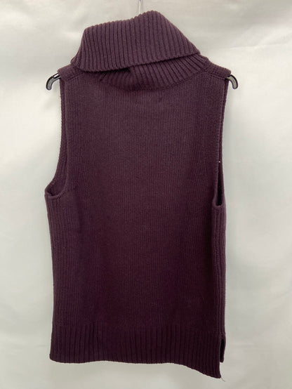 H&amp;M.Purple oversized sleeveless sweater T.xs
