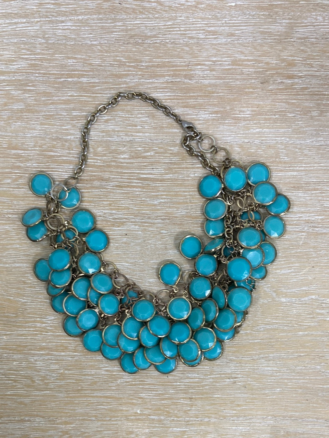 OTRAS.Collar piedras azules