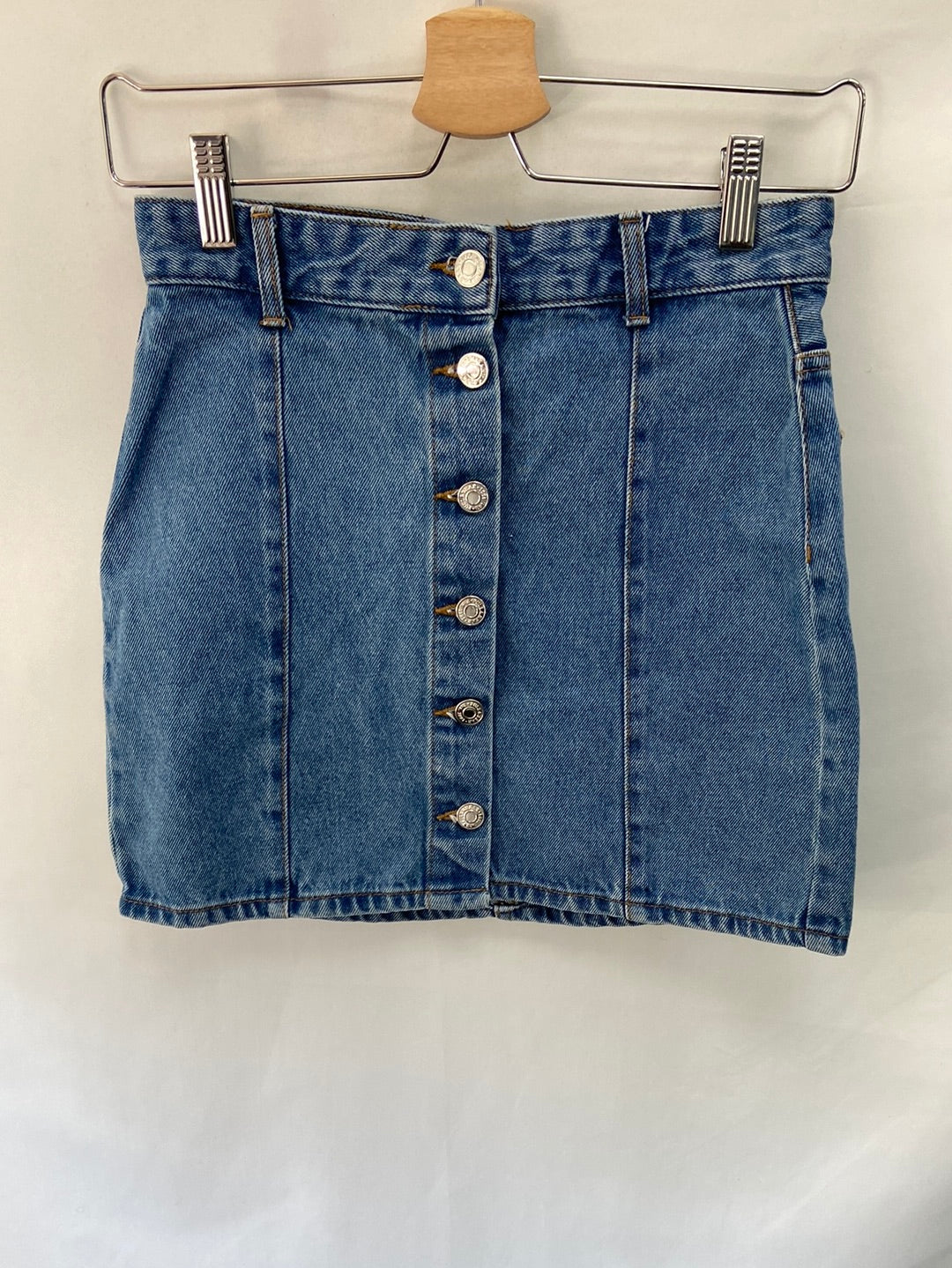 PULL&BEAR.Falda vaquera botones T.s