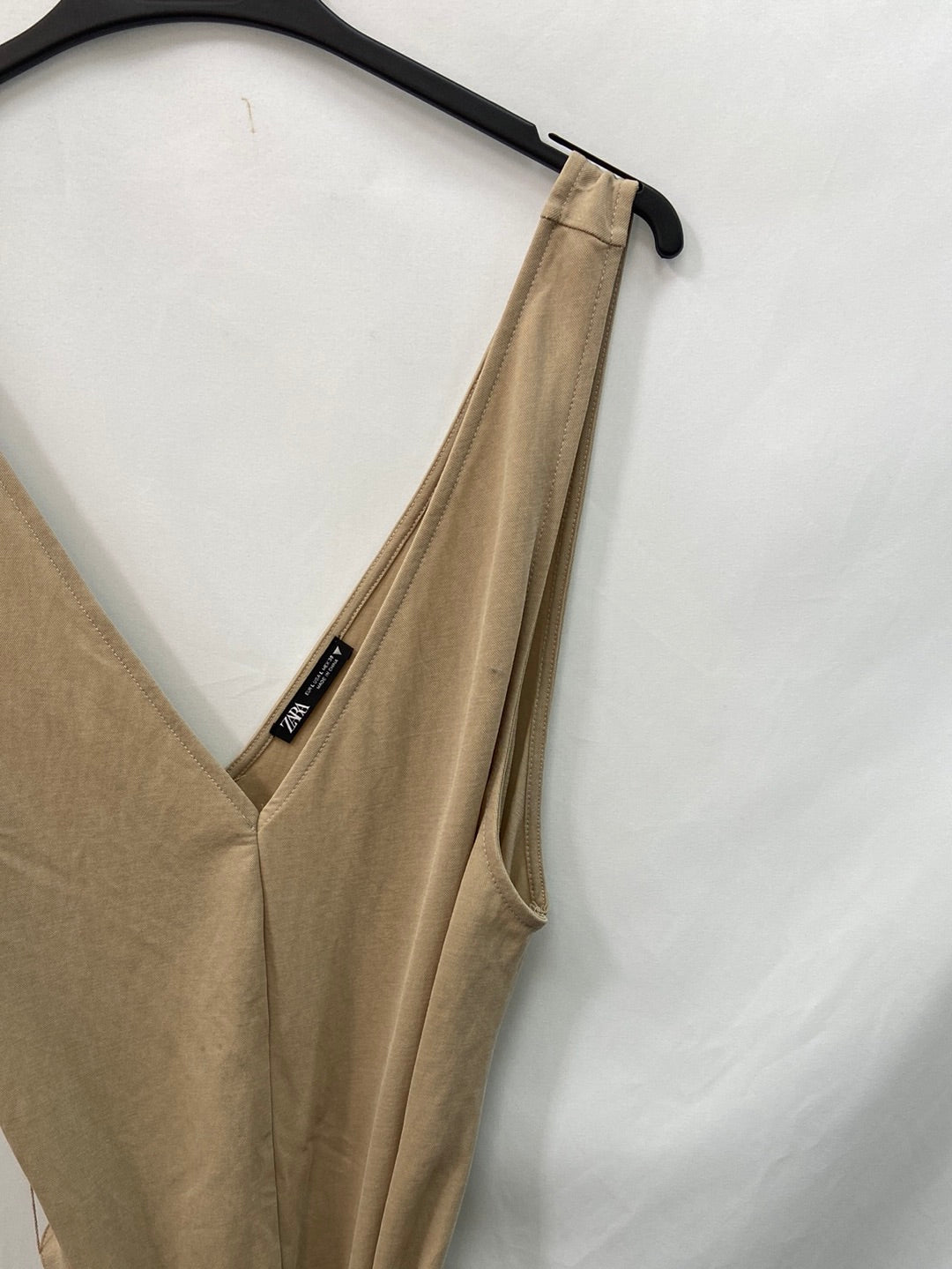 ZARA. Beige short jumpsuit TL