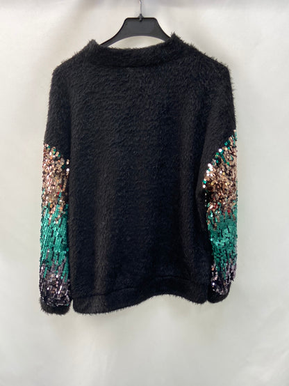 MarketOTRAS.Jersey pelito lentejuelas T.u (m)