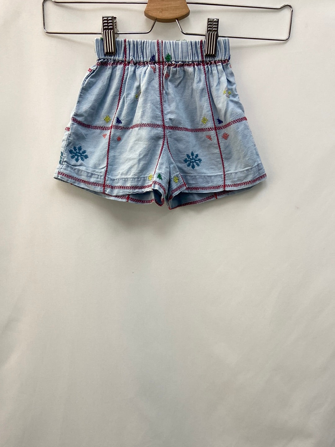 ZARA.Pantalones bordados 9-12 meses