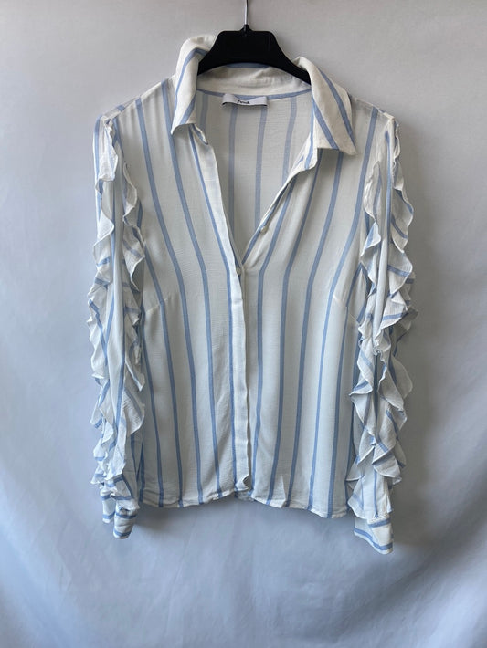 FIND.Blusa rayas volantes T.S