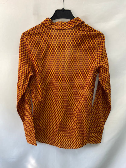 BENETTON. Blusa estampado retro T.xs