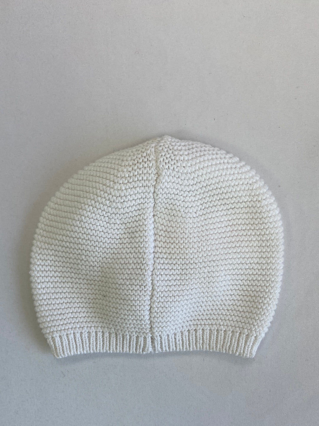 OBAIBI. Gorro blanco punto T.3 meses