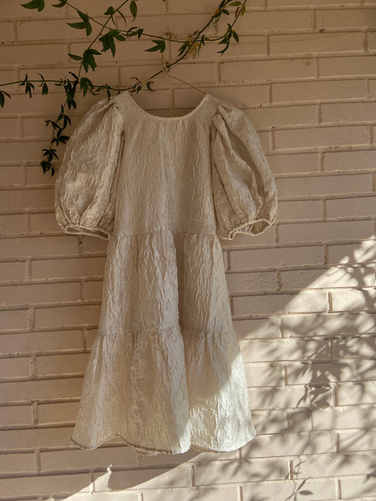 &OTHER STORIES. Vestido beige textura T.36