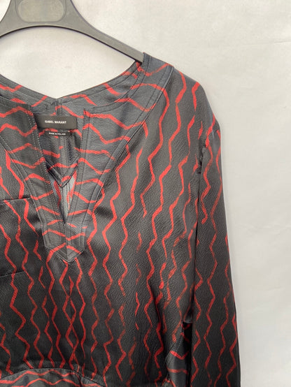 ISABEL MARANT.Silk blouse S.36
