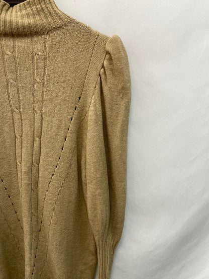 OTRAS.Jersey beige mangas abullonadas TU(s)