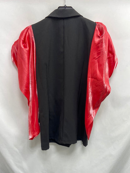 X STYLISH. Black blazer with Tm sleeves