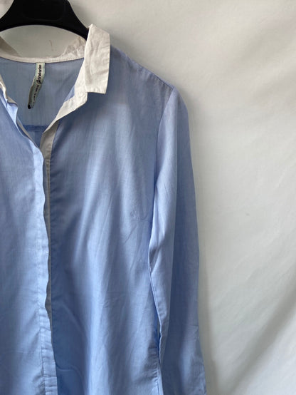 STRADIVARIUS.Blue shirt Tm