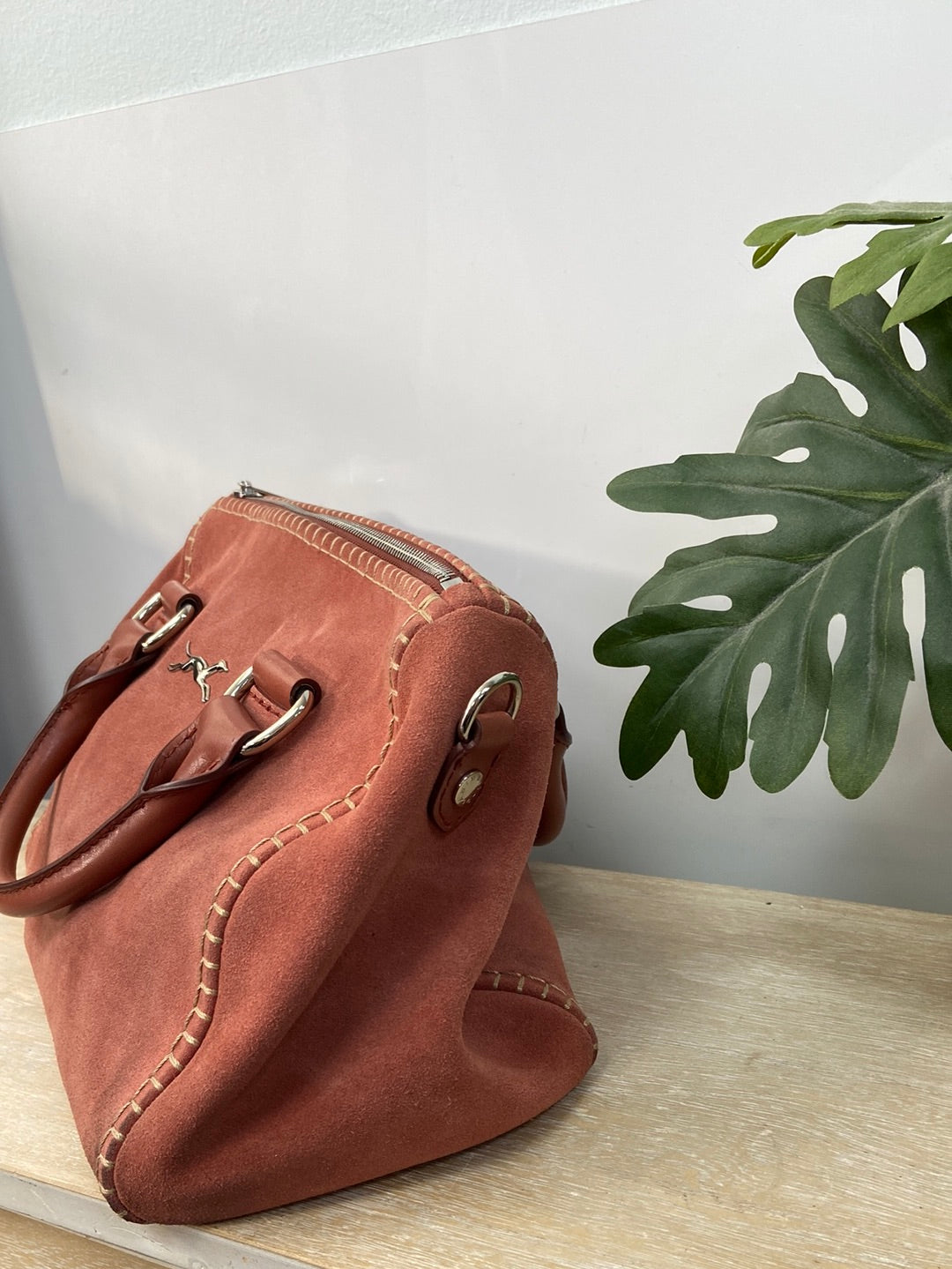 BIMBA Y LOLA.Bolso mediano piel rosa (Tara)