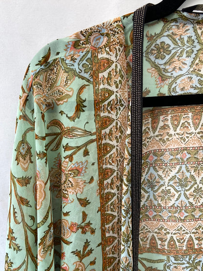 ZARA.Kimono semitransparente T.m