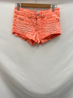 SUPERDRY. Shorts naranjas palmeras T.xs