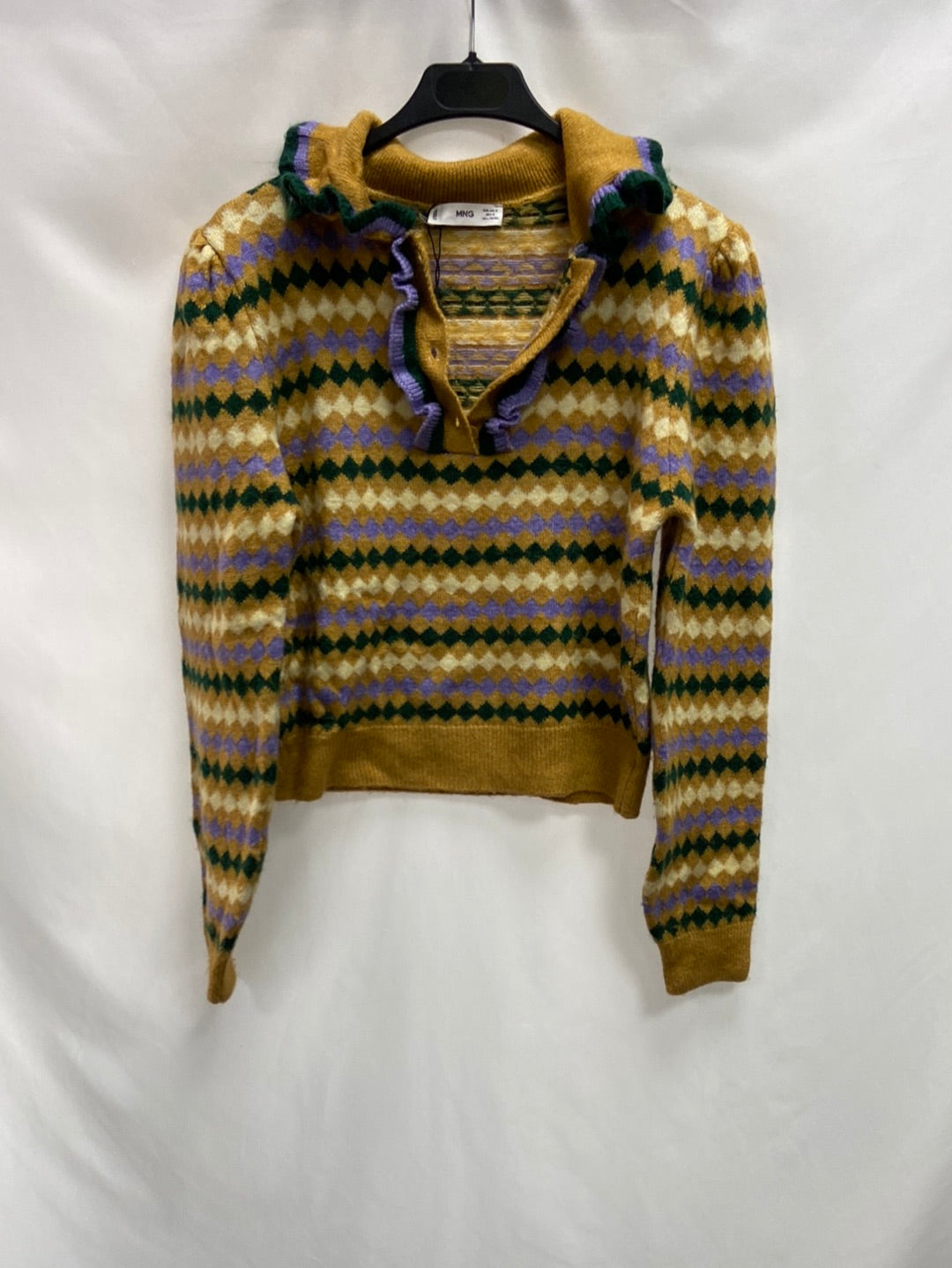 MANGO.Rhombus polo shirt Tm