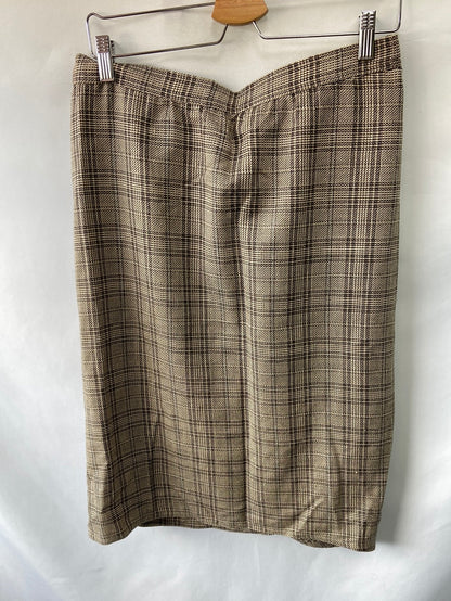LOEWE. Checked puffed midi skirt T42