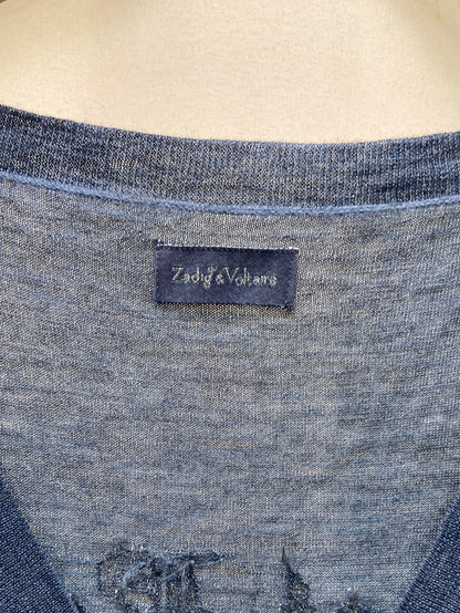 ZADIG&VOLTAIRE. Vestido azul de punto T.m