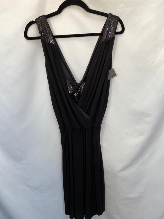 OTRAS.Vestido negro lentejuelas T.M