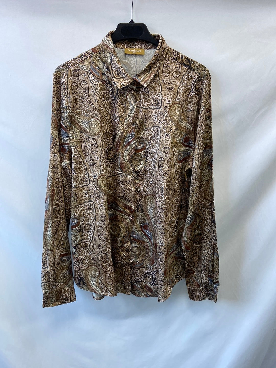 NAULOVER.Amoebas print blouse T.46