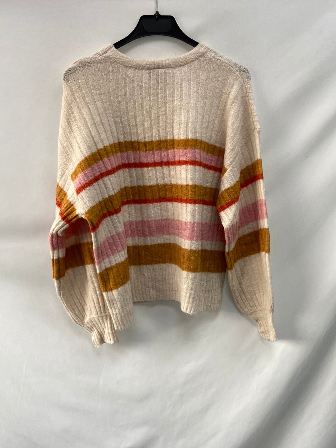 ICHI. Pink striped Ts sweater