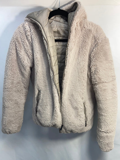 OTRAS.Abrigo reversible plumas-borrego T.M