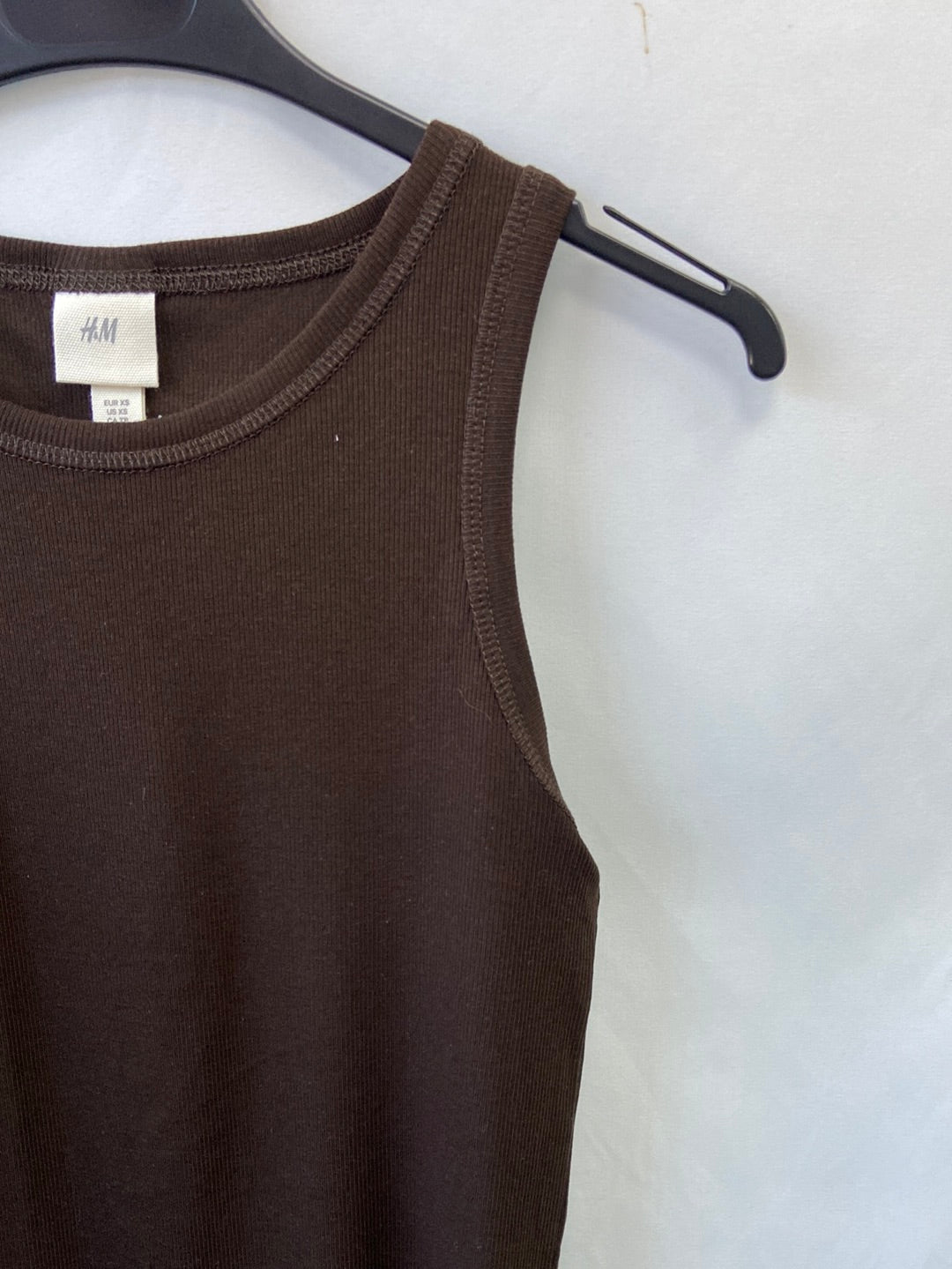 H&amp;M.Basic brown knit top S.XS