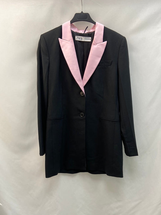 ZARA. Blazer bicolor lazada T.L