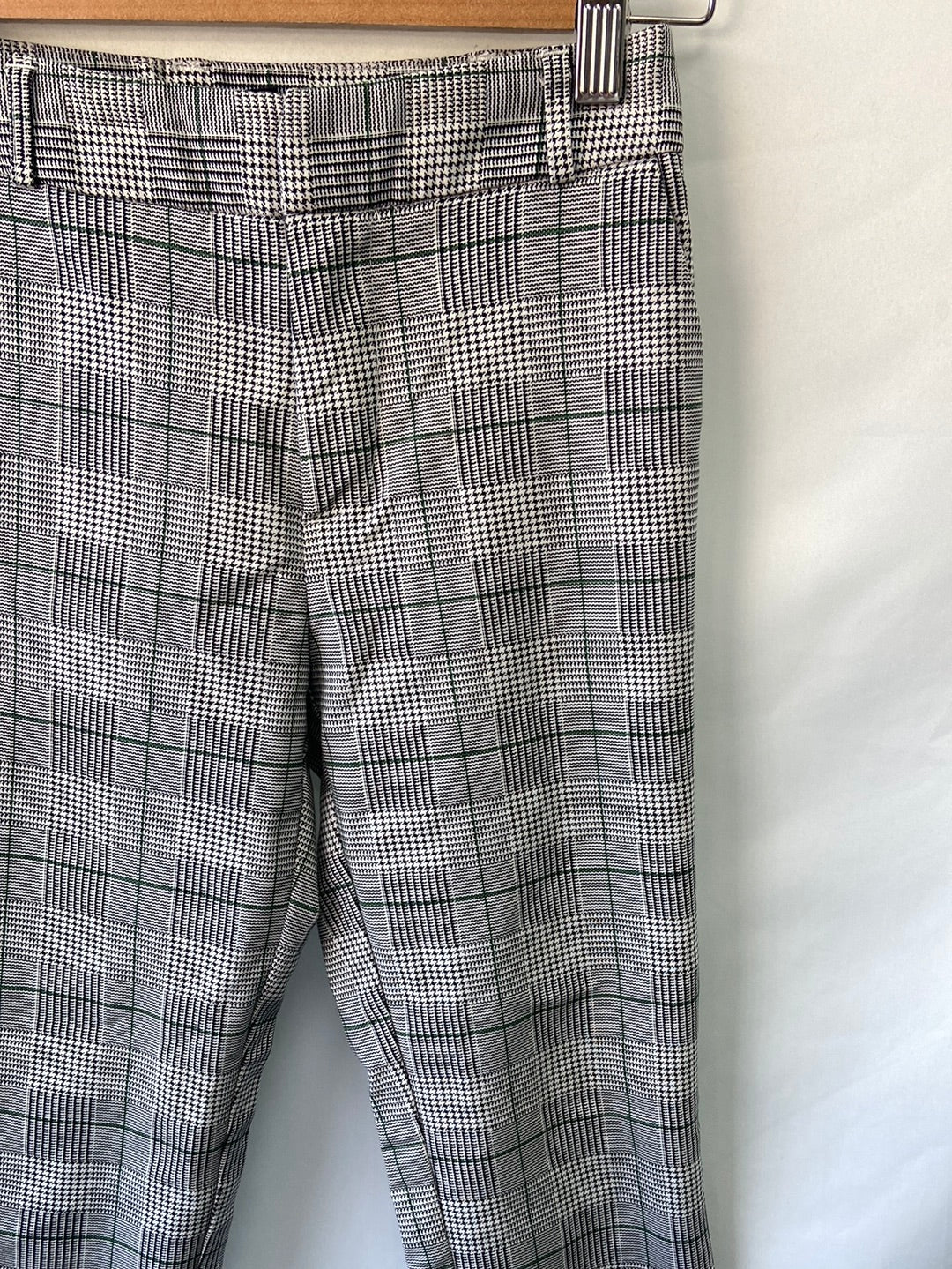 Shop Stradivarius Pantalon Cuadros Vichy Stradivarius Stradivarius