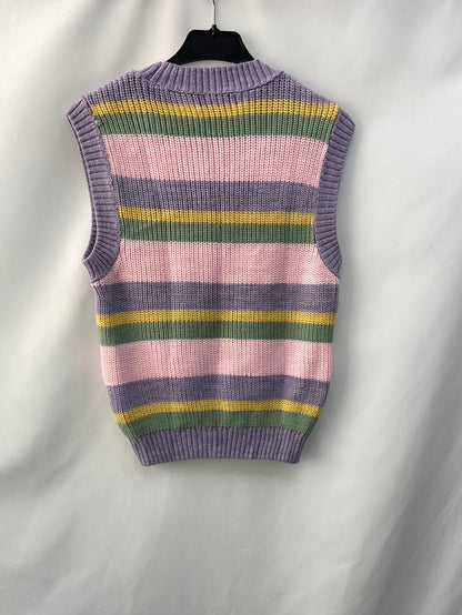PRIMARK.Pastel striped vest S.34/36