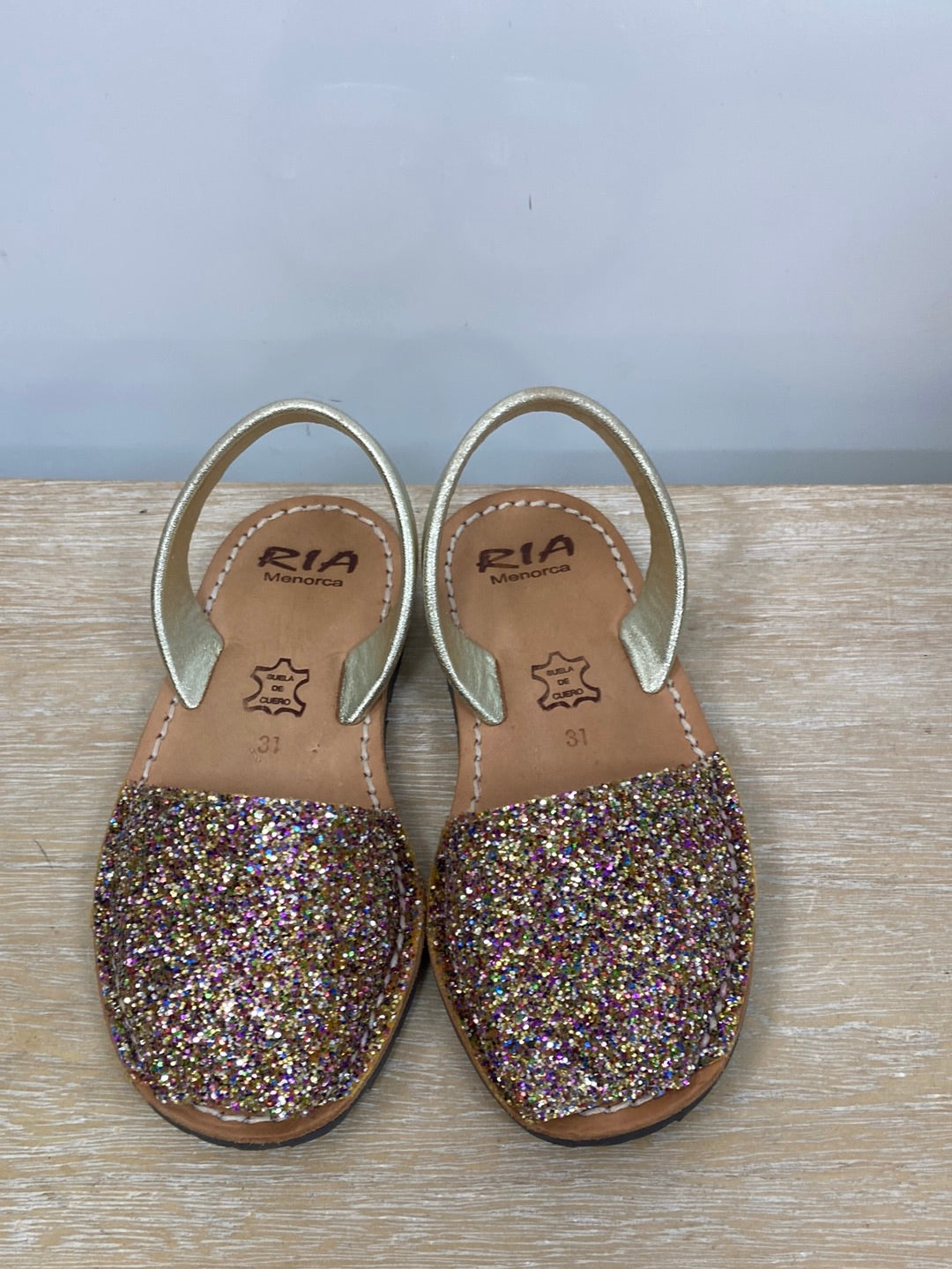 RIA MENORCA.Menorquinas purpurina T.31