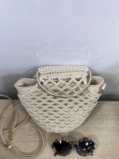 ZARA.Bolso red beige