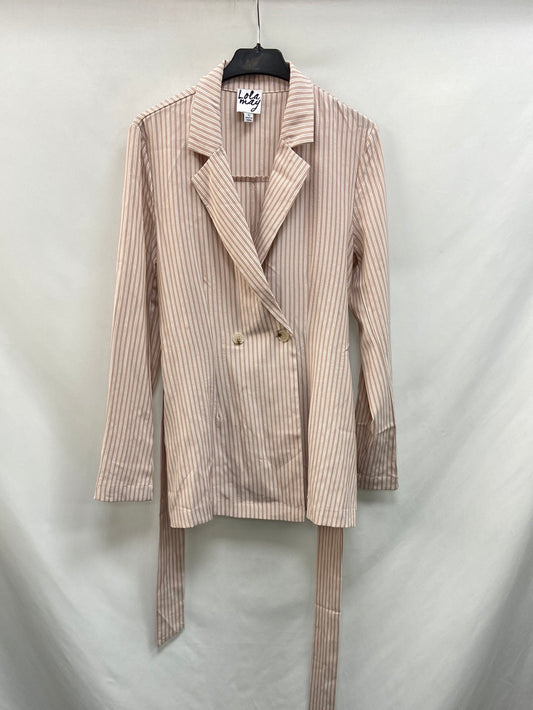 LOLA MAY.Blazer fluida rayas T.10(38)