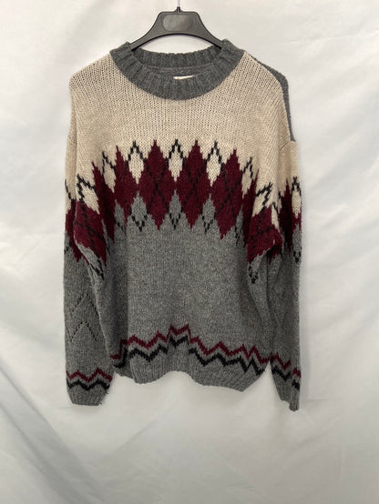 PULL&BEAR.Jersey dibujos T.L