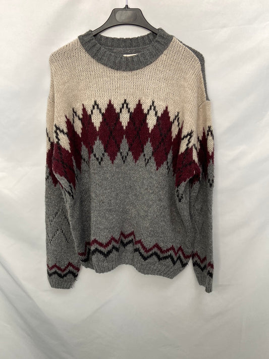 PULL&BEAR.Jersey dibujos T.L