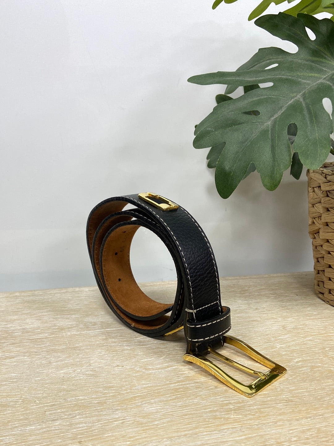 OTHER. Black studded belt size 85