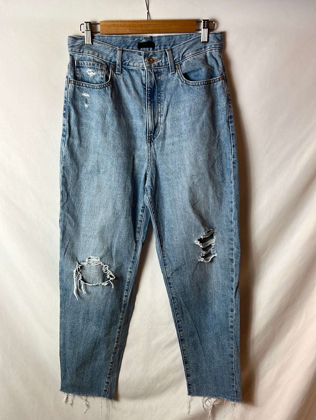 UNIQLO. Pantalón denim recto T.38