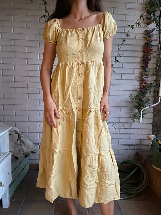 Vestido amarillo pastel T.xs
