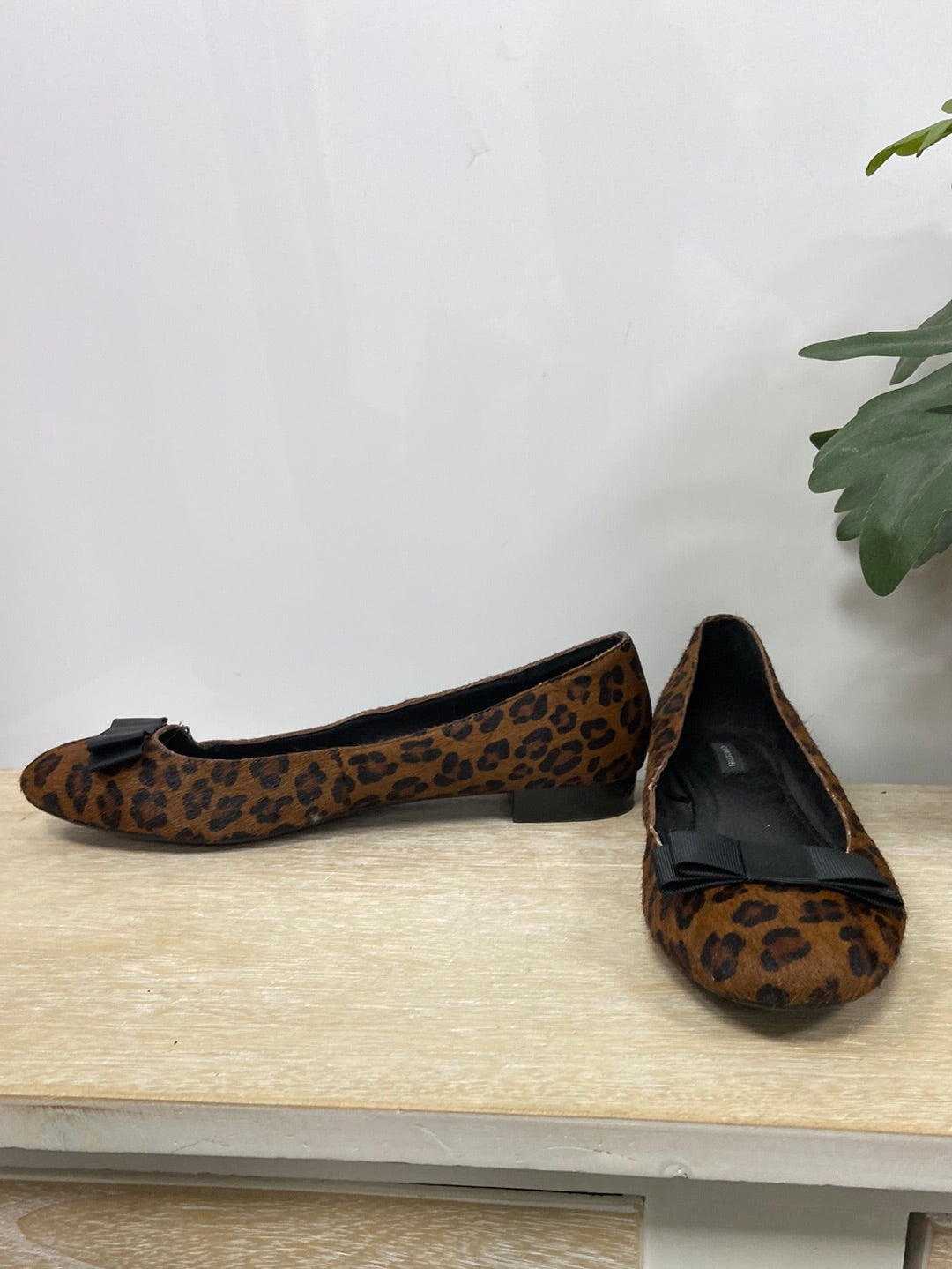 CORTEFIEL. Animal print ballerina, size 41